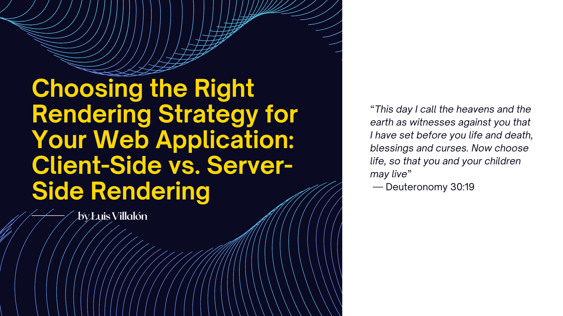 Choosing the Right Rendering Strategy for Your Web Application: Client-Side vs. Server-Side Rendering