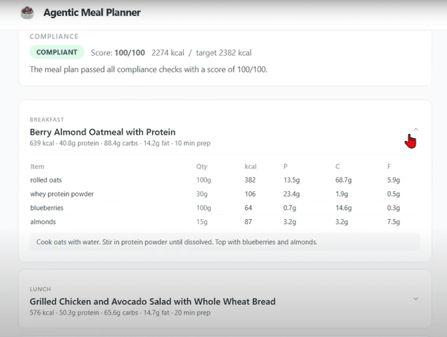 NutriNav AI screenshot