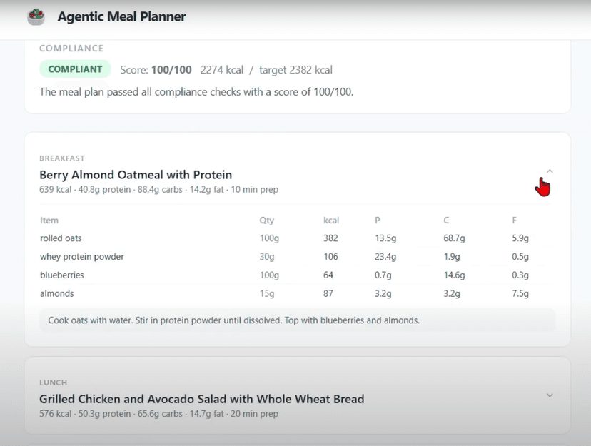 NutriNav AI screenshot