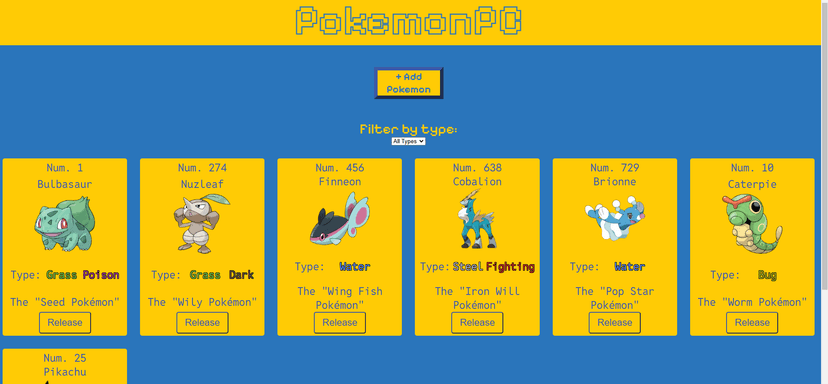 Pokedex Catalog screenshot