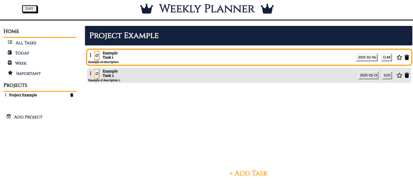 To Do List screenshot