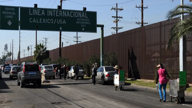 Calexico border.